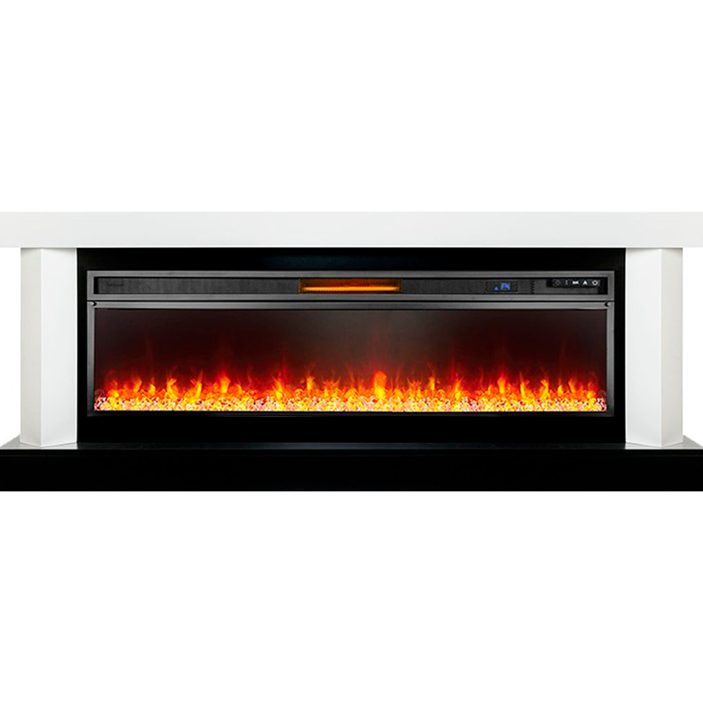 Каминокомплект Royal Flame  Vancouver 60 - Белый с черным с очагом Vision 60 LED