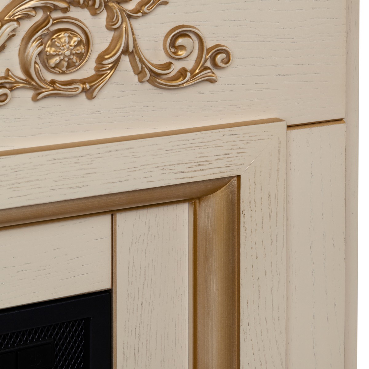 Электрокамин RealFlame  Leticia 26 WT-619G с очагом Moonblaze Deluxe Black