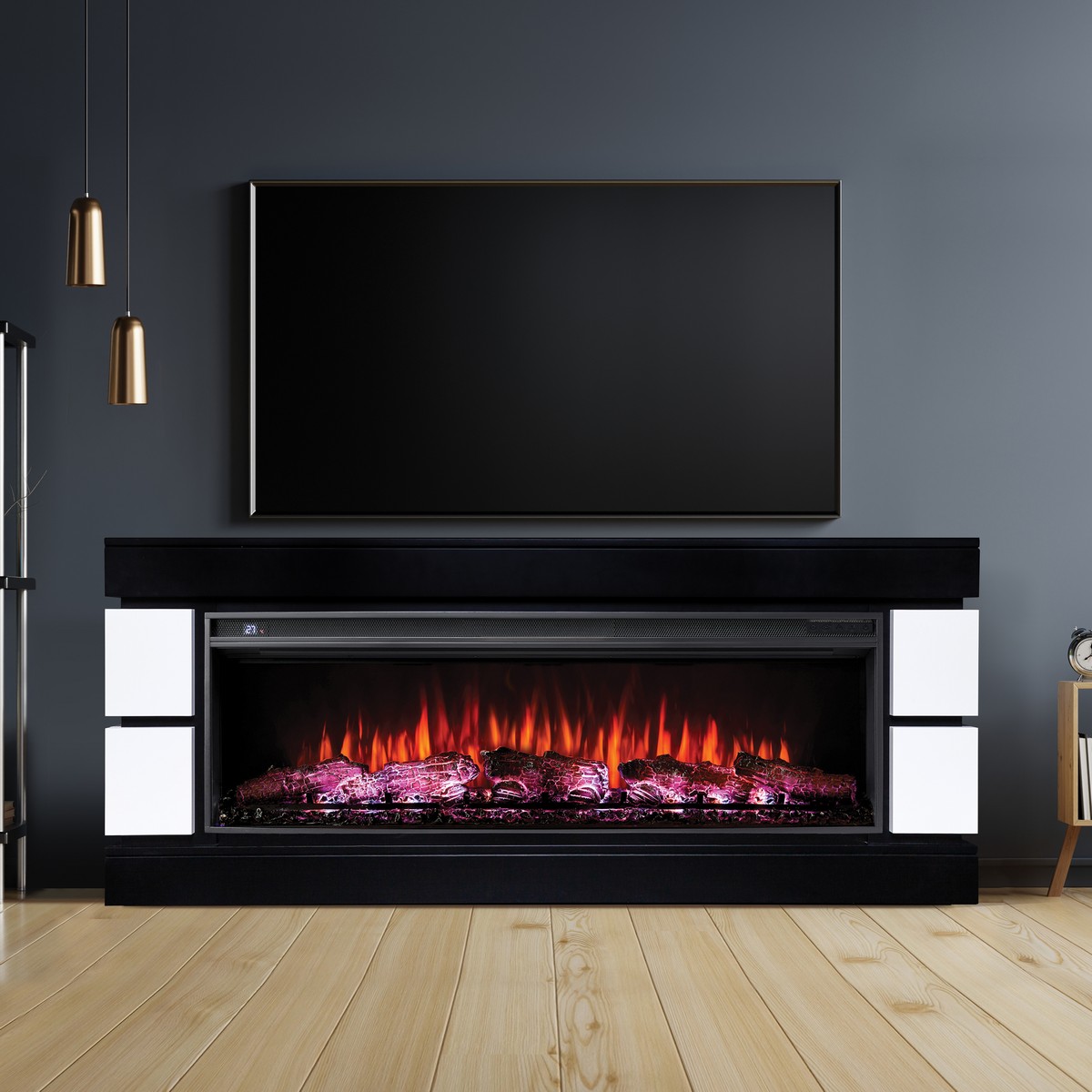 Электрокамин RealFlame  Denver 52 BLM с очагом Joker 52