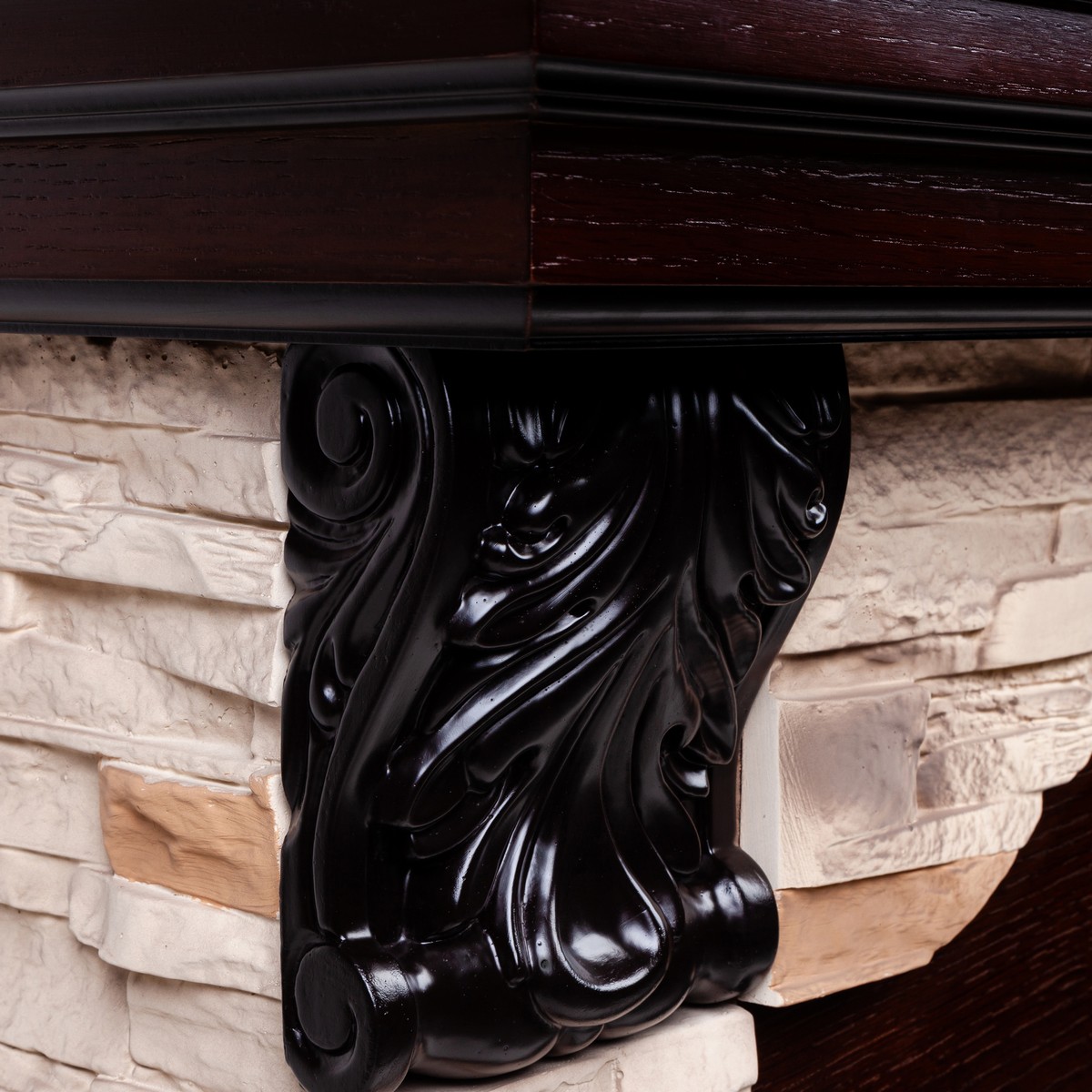 Электрокамин RealFlame  Dublin Rock AO с очагом Majestic Lux Black