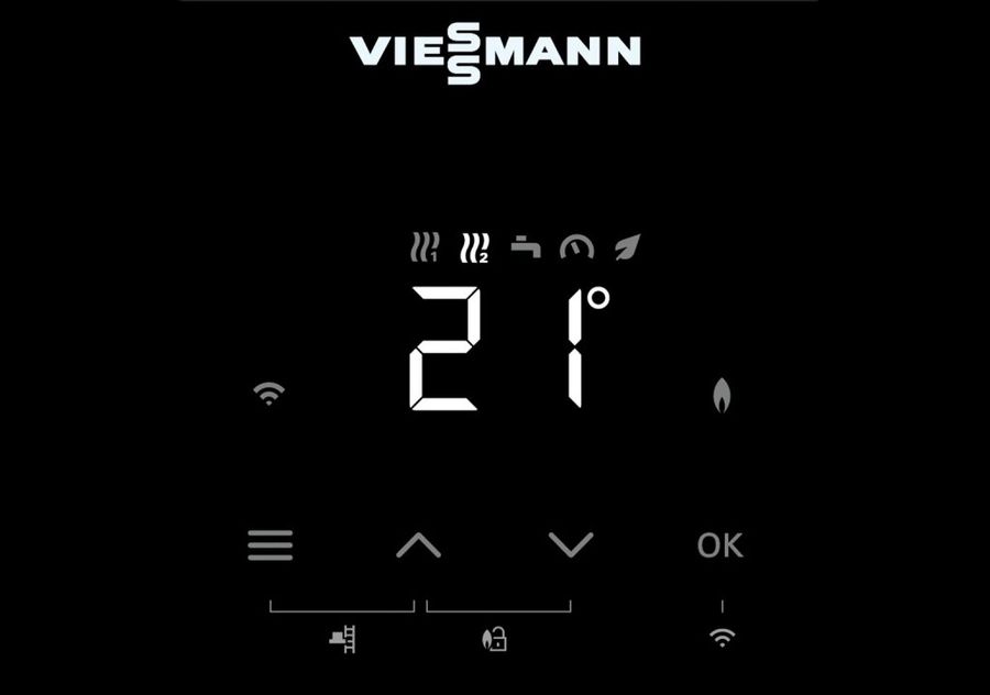 Настенный газовый котел Viessmann Vitodens 111-W 25 кВт со встроенным бойлером 46 л 7" дисплей (B1LF)