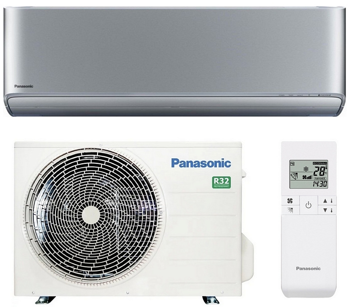 Сплит-система настенная Panasonic CS-XZ50ZKEW/CU-Z50ZKE Design Silver Full DC Inverter