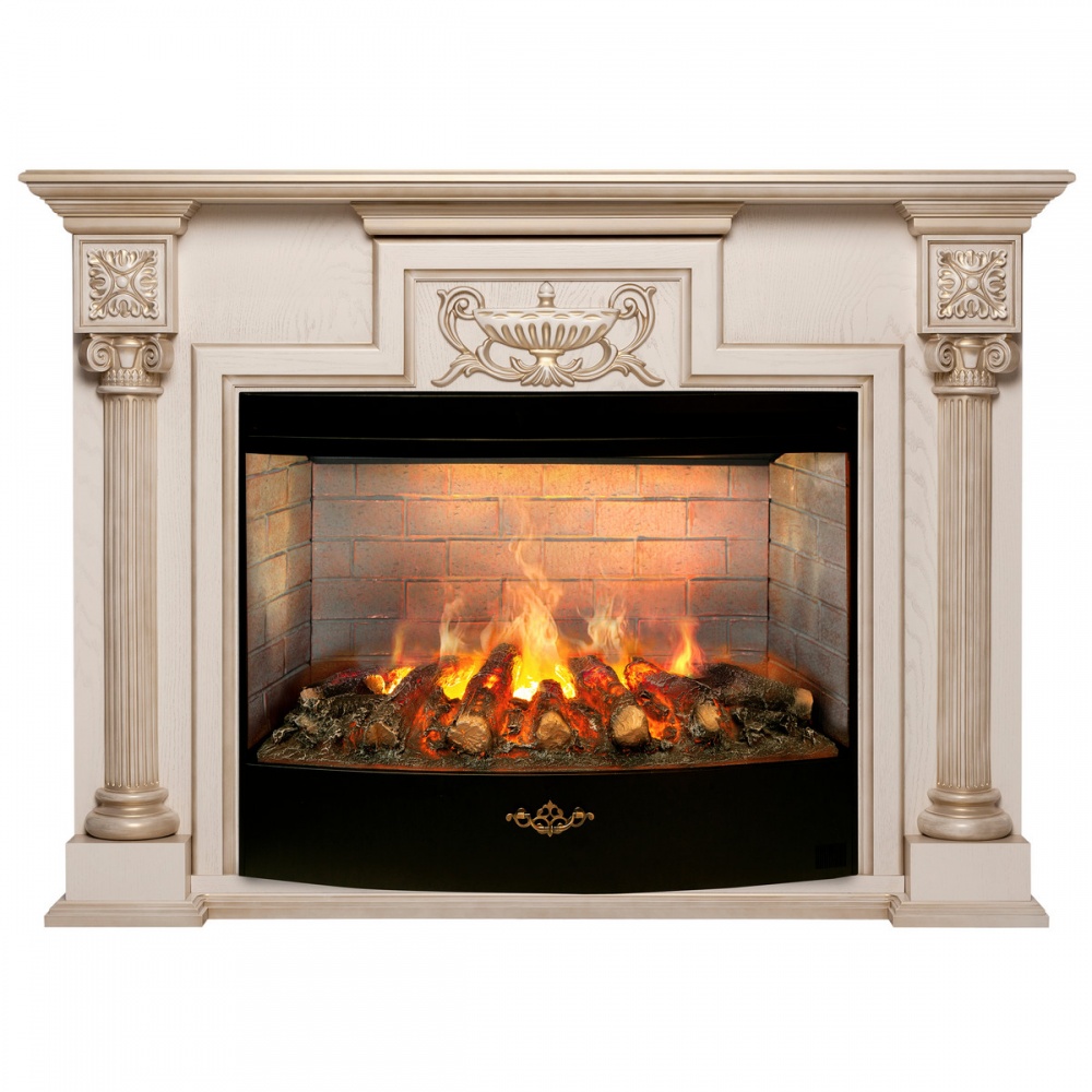 Электрокамин RealFlame  London 33 WT-659G с очагом 3D Firestar 33