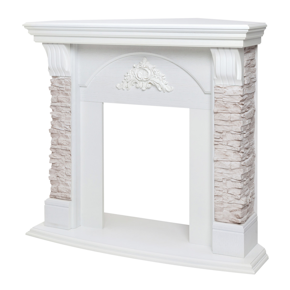 Портал RealFlame Athena  GR STD WT Corner