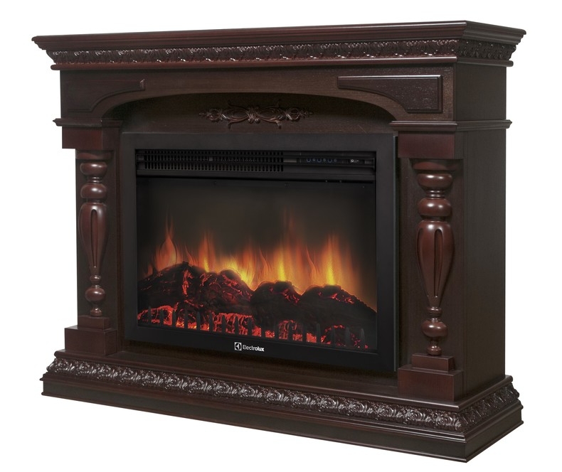 Каминокомплект Electrolux Perfetto R 26/30 с очагом EFP/P-3020LS шпон темный дуб