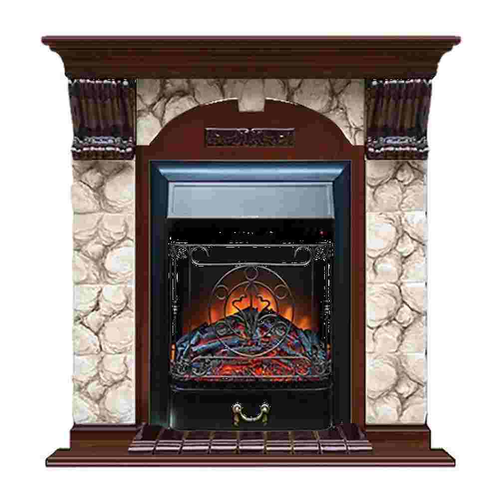 Каминокомплект Glenrich Арочный Карелия (Magestic)