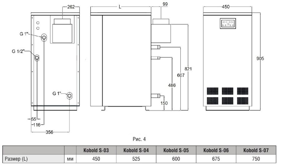 Напольный газовый котел Kentatsu Kobold S-06