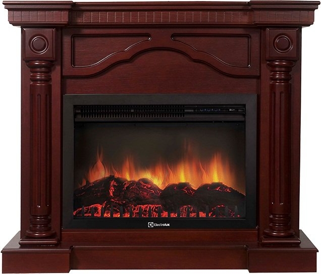 Каминокомплект Electrolux Rome 30 с очагом EFP/P-3020LS красное дерево