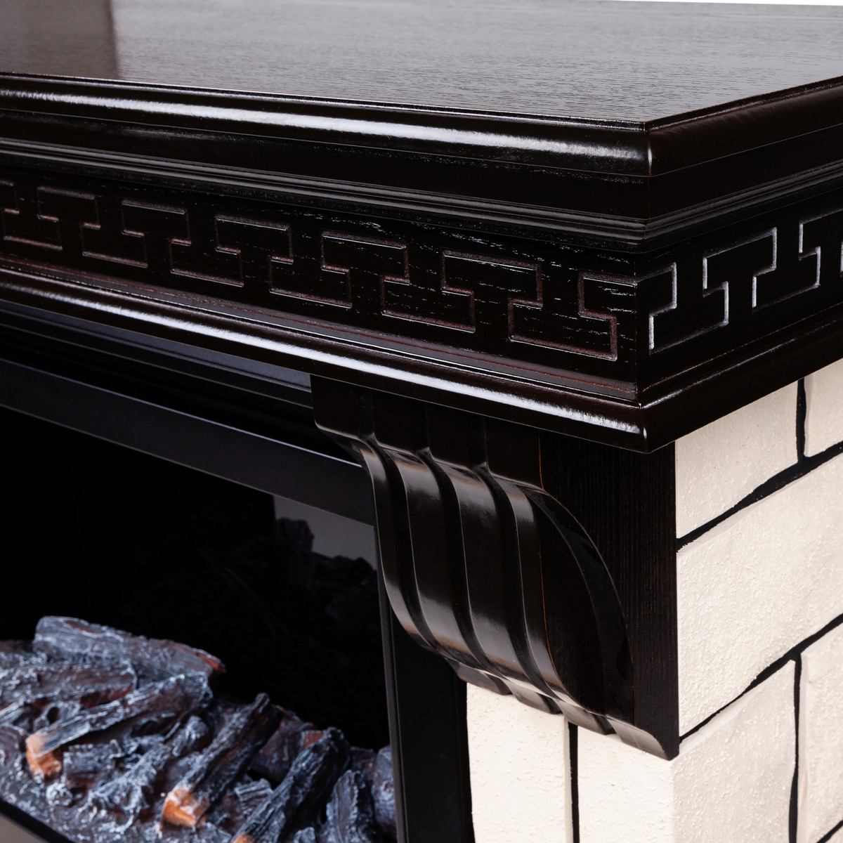 Электрокамин RealFlame  Stone 26 AO с очагом Moonblaze Deluxe Brass