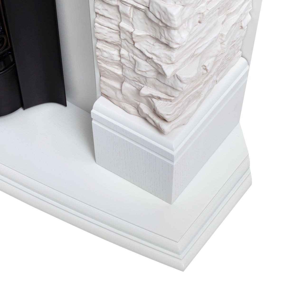 Электрокамин RealFlame  Athena Corner GR с очагом Majestic Lux Black RC