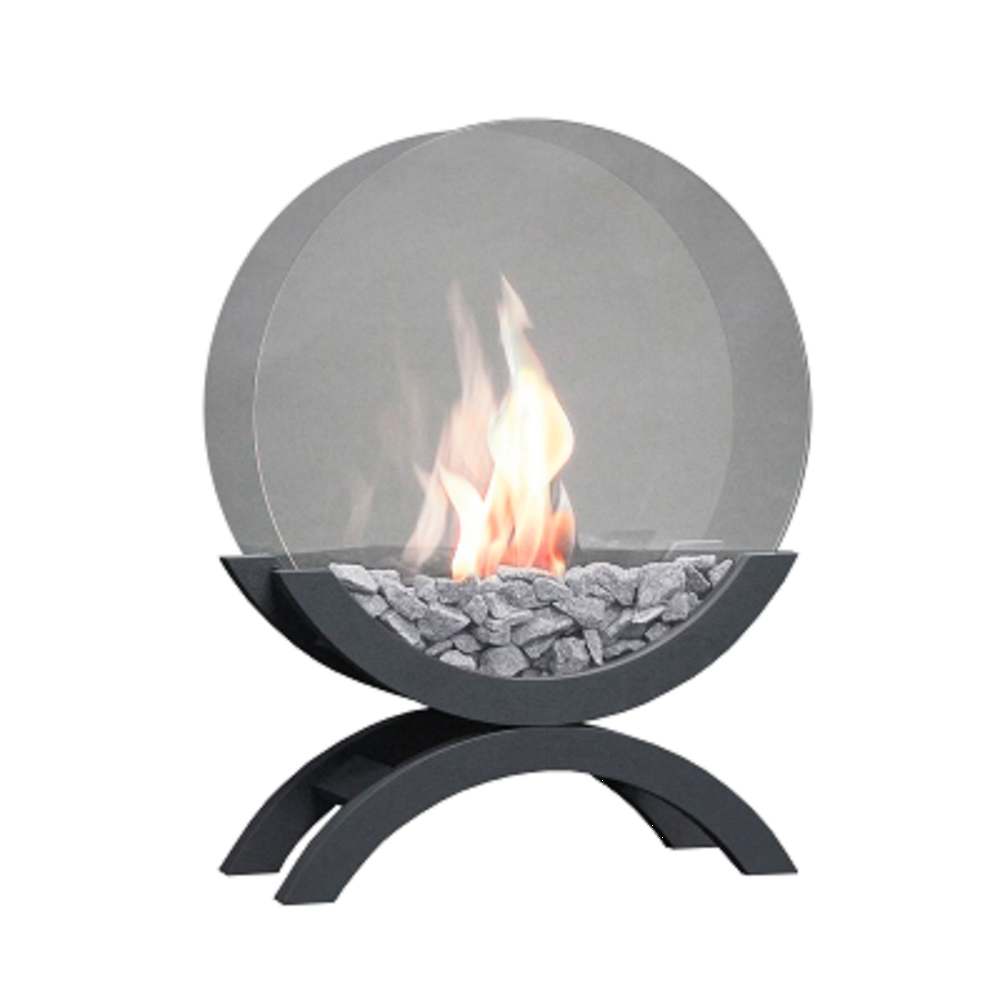 Биокамин напольный Zefire Iris большой черный