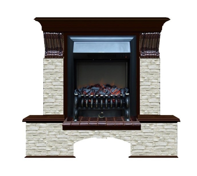 Каминокомплект Glenrich Бостон К Грот однотонный (Fobos)