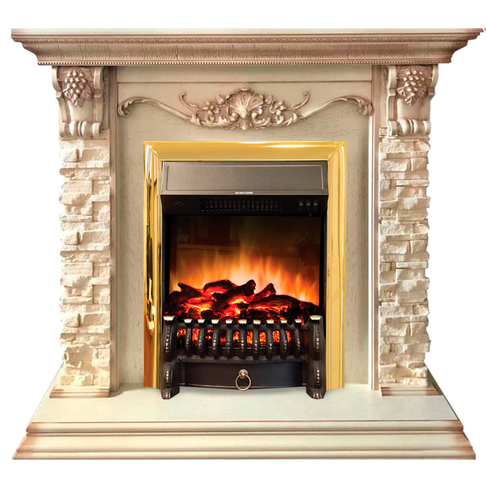 Электрокамин RealFlame  Patricia WT с очагом Fobos Lux BR S