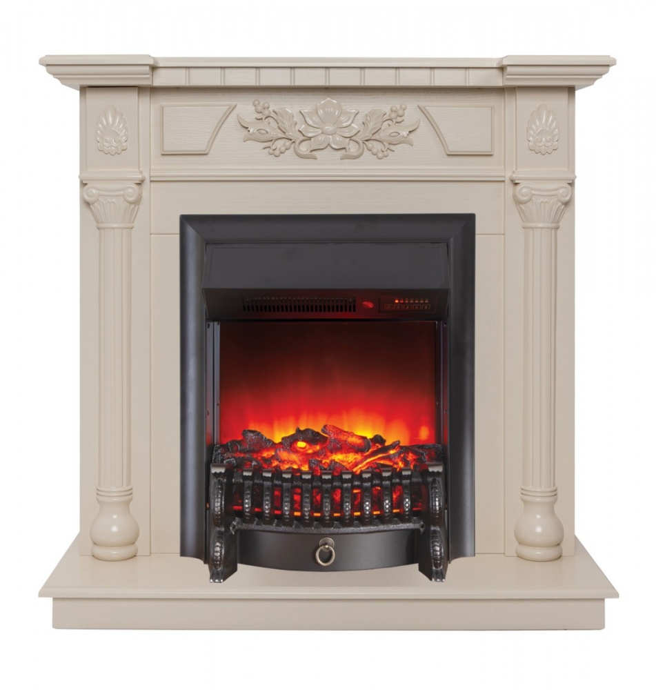 Электрокамин RealFlame  Dacota WT с очагом Fobos Lux Black RC