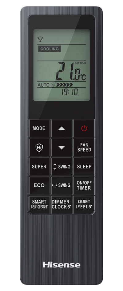 Настенная сплит-система Hisense AS-07HW4SYDTG035В BLACK CRYSTAL CLASSIC A On/Off
