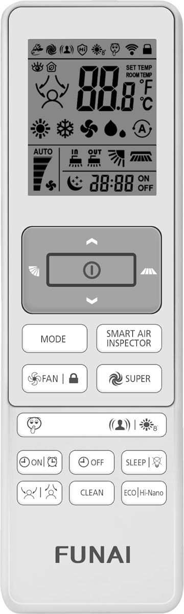 Сплит-система настенная Funai RACI-EM25HP.D04/S/RACI-EM25HP.D04/U Emperor DC inverter
