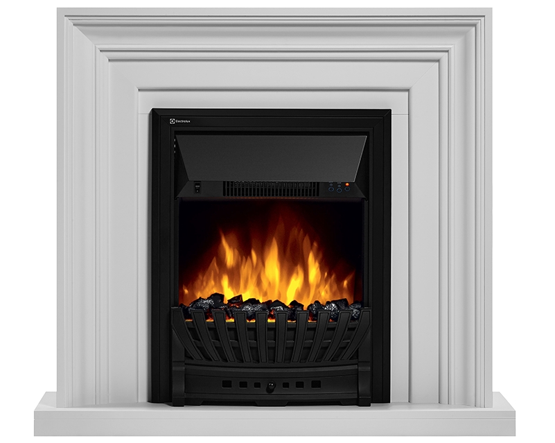 Каминокомплект Electrolux Stretto Classic с очагом EFP/P-1020LS белый