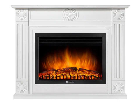 Каминокомплект Electrolux Frame 25 (угловой) с очагом EFP/P-2520LS белый