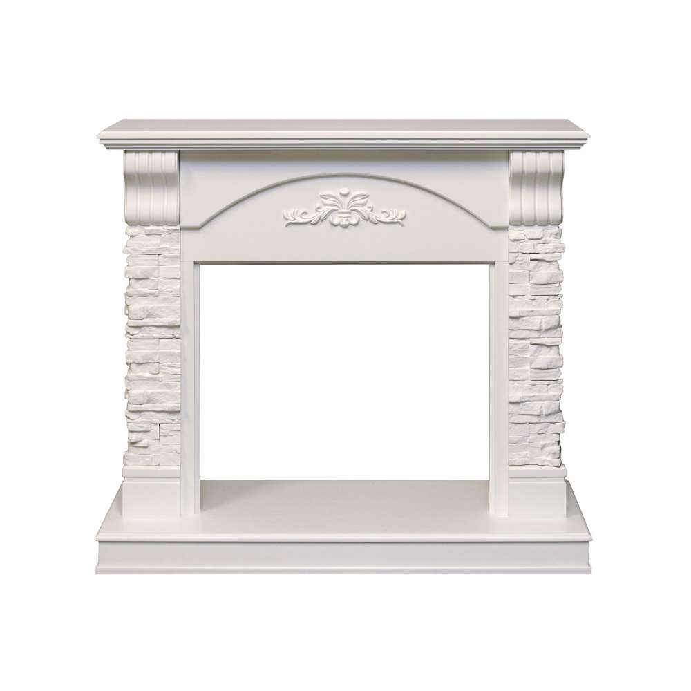 Портал Royal Flame  Prague - Сланец бежевый / белый