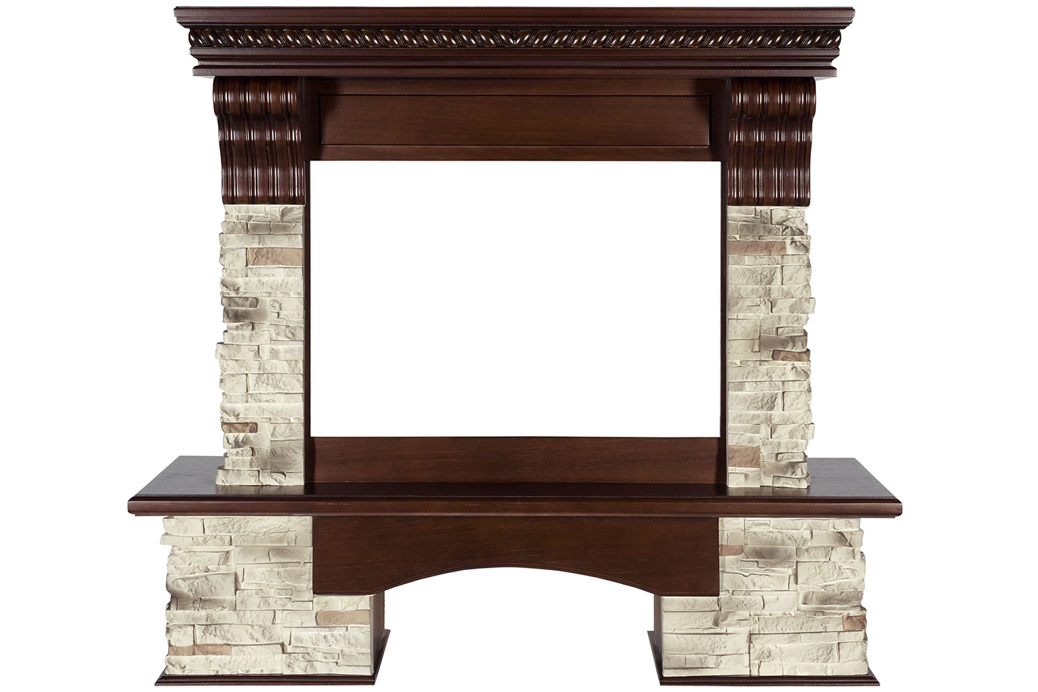 Каминокомплект Royal Flame  Aberdeen - Темный дуб с очагом Vision 26 EF LED FX