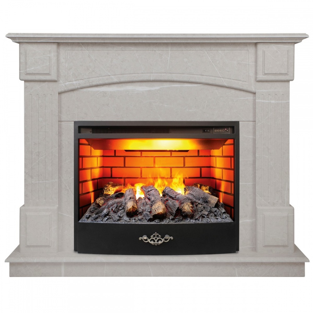 Электрокамин RealFlame  Carolina 24/25,5 WT-F714 с очагом 3D Firestar 25,5