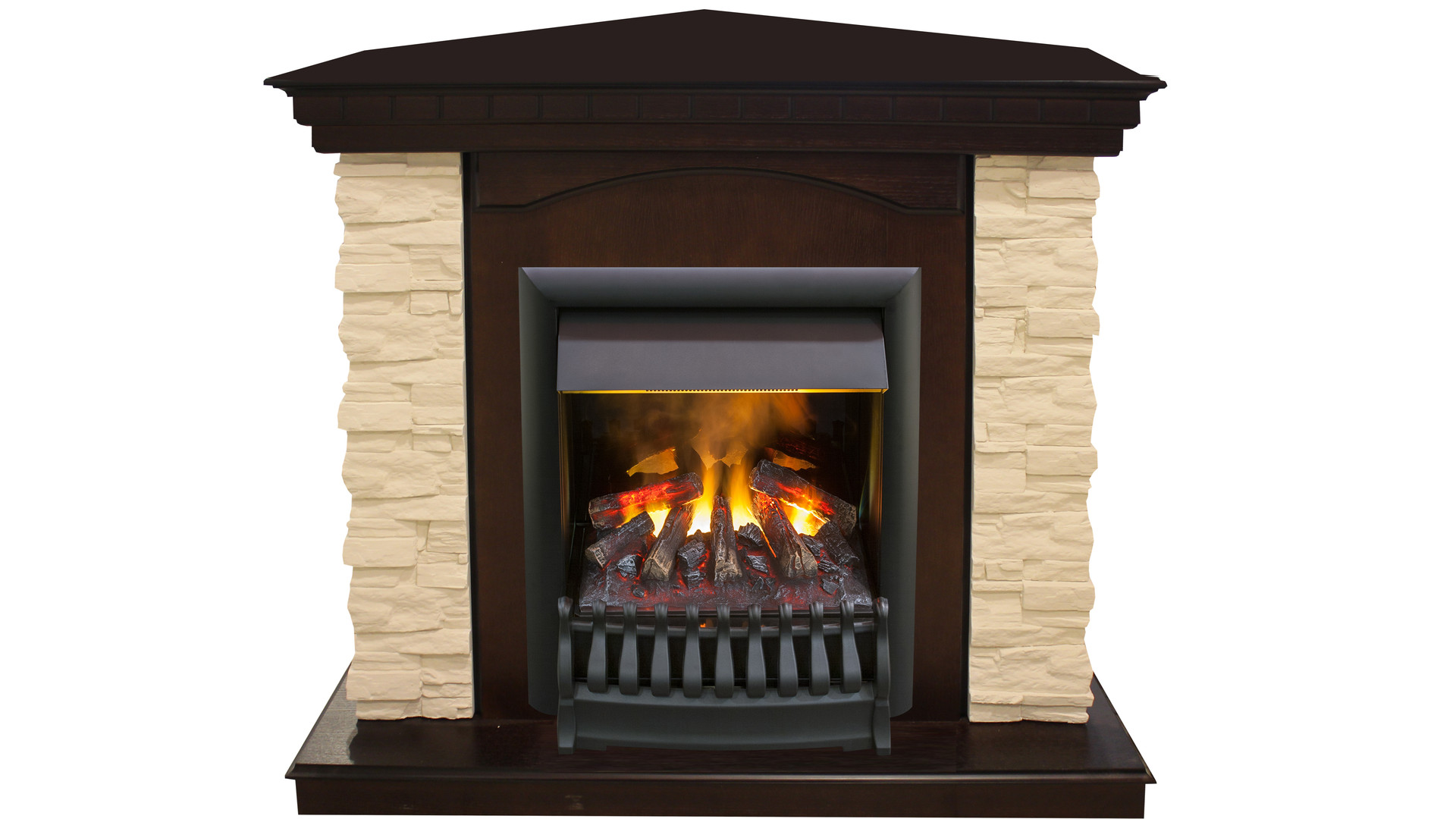 Электрокамин RealFlame  Elford Corner AO с очагом 3D Oregan