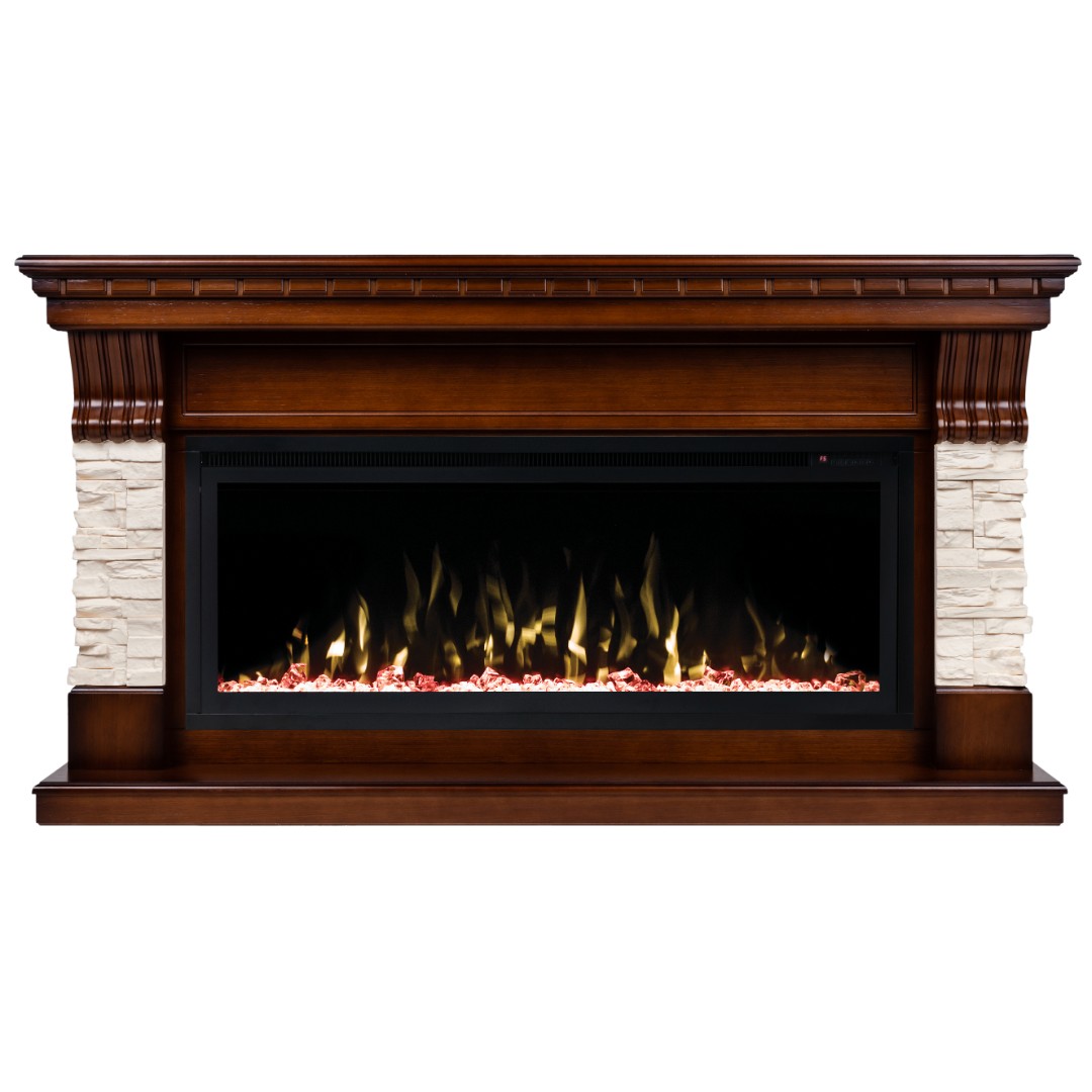 Электрокамин RealFlame  Michigan 42 AO с очагом Saphir 42