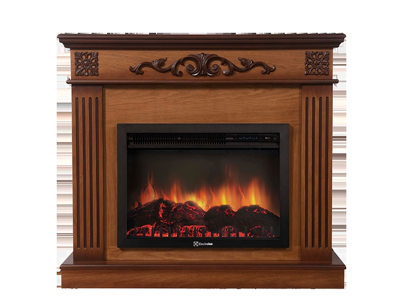 Каминокомплект Electrolux Noce 30 с очагом EFP/P-3020LS шпон орех