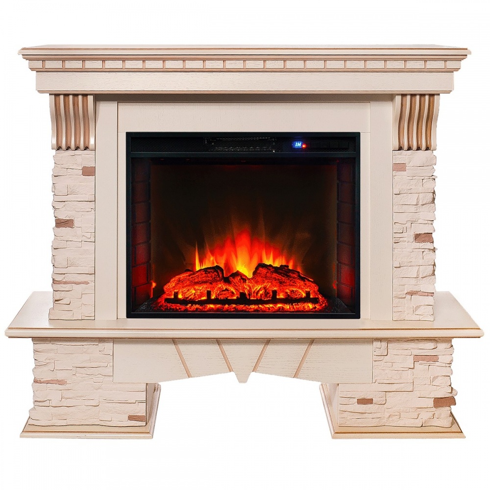 Электрокамин RealFlame  Sorento 25,5/26 WT с очагом Sparta 25,5