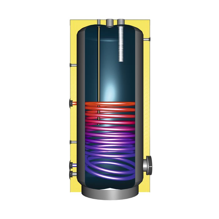 Бойлер косвенного нагрева Hansa Habs 200-500 (1-т/обменник) 200л
