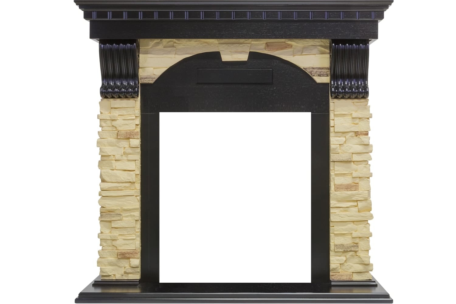 Каминокомплект Royal Flame  Dublin - Венге / Сланец с очагом Aspen Gold