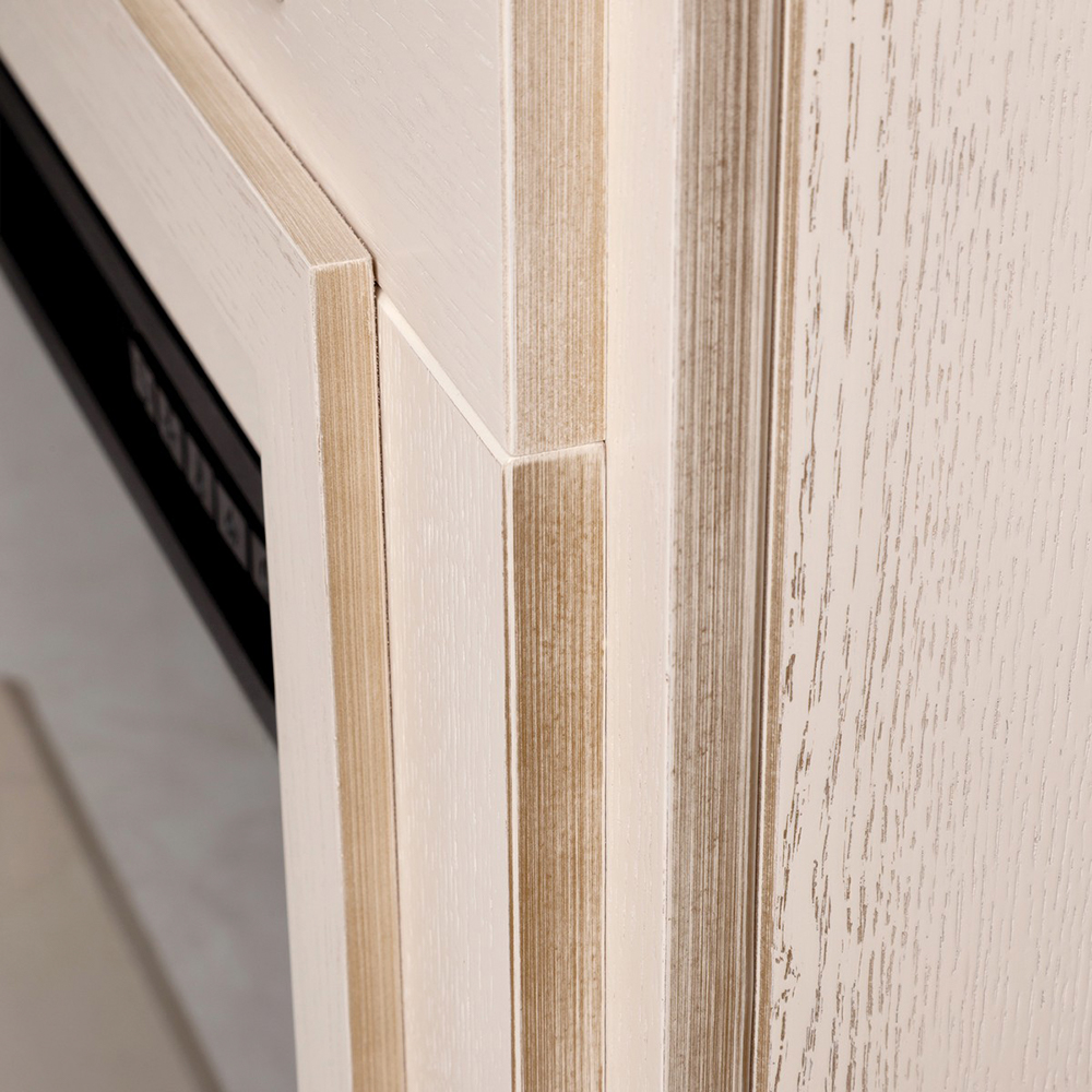 Электрокамин RealFlame  Leticia Corner 26 WT-619G с очагом Moonblaze Deluxe Brass