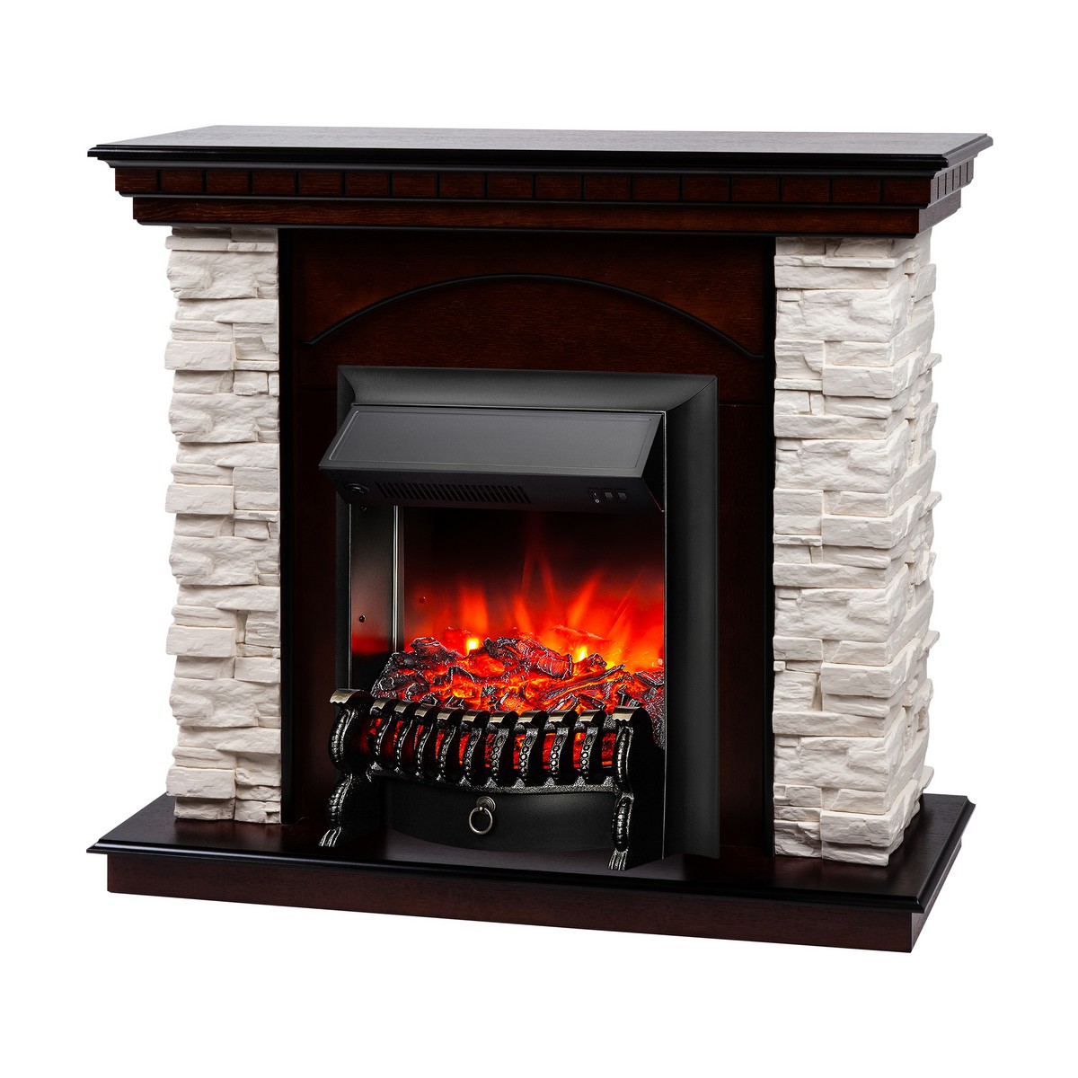 Электрокамин RealFlame Elford AO с очагом Fobos Lux Black