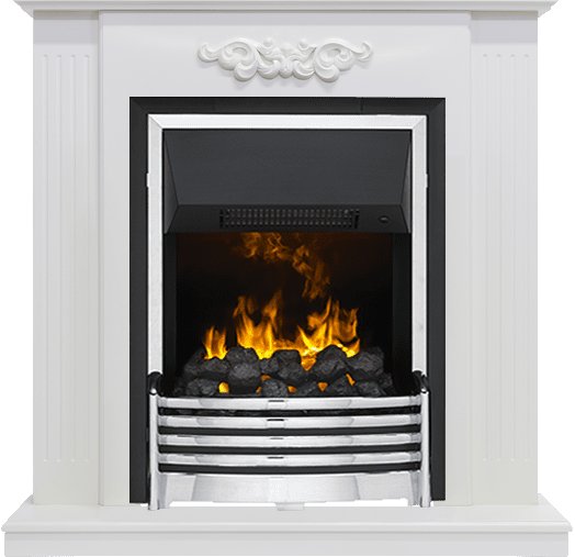 Каминокомплект Dimplex Lumsden - Белый дуб с очагом Flagstaff