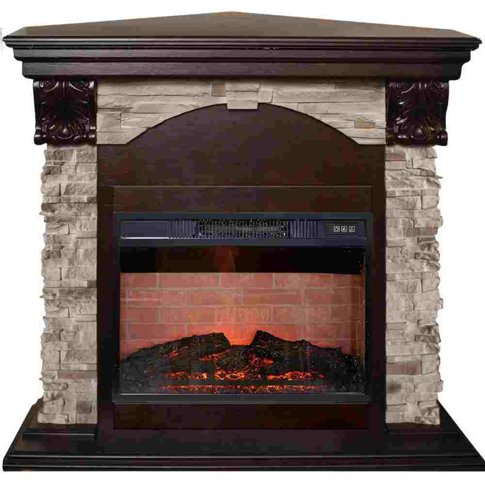 Электрокамин RealFlame Dublin Rock Corner 24 AO с Irvine 24