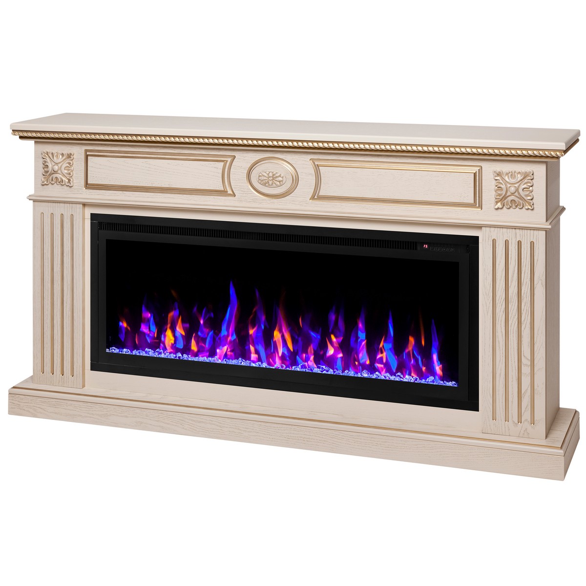 Электрокамин RealFlame  Siena 42/BV WT с очагом Saphir 42