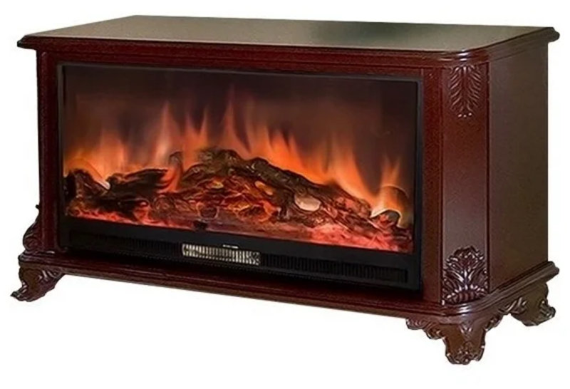 Каминокомплект Glenrich Версаль Premier S86 с царгой шоколад