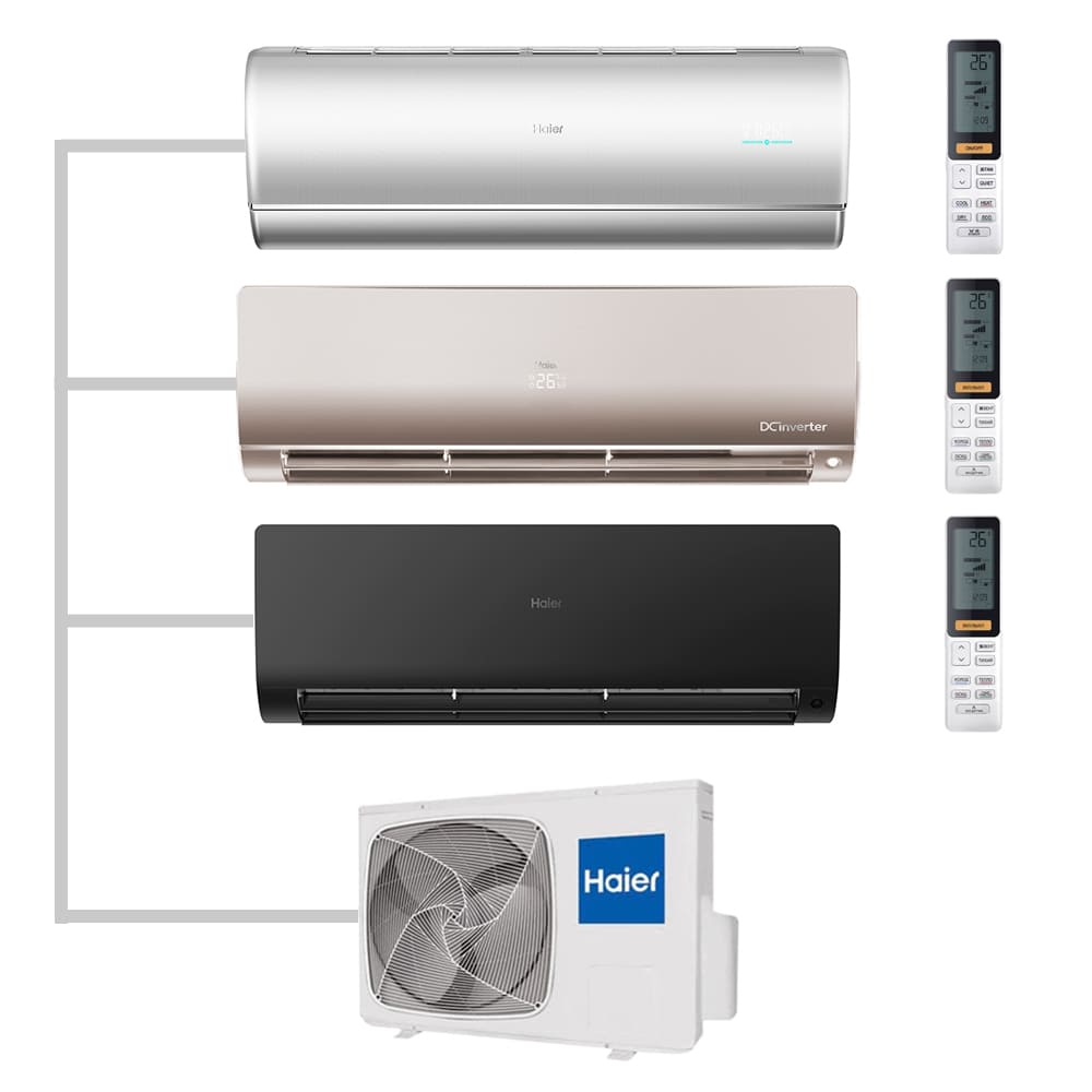 Мульти сплит-система настенная Haier AS35S2SJ2FA-S / AS35S2SF2FA-G / AS35S2SF2FA-B / 3U70S2SR5FA Inverter