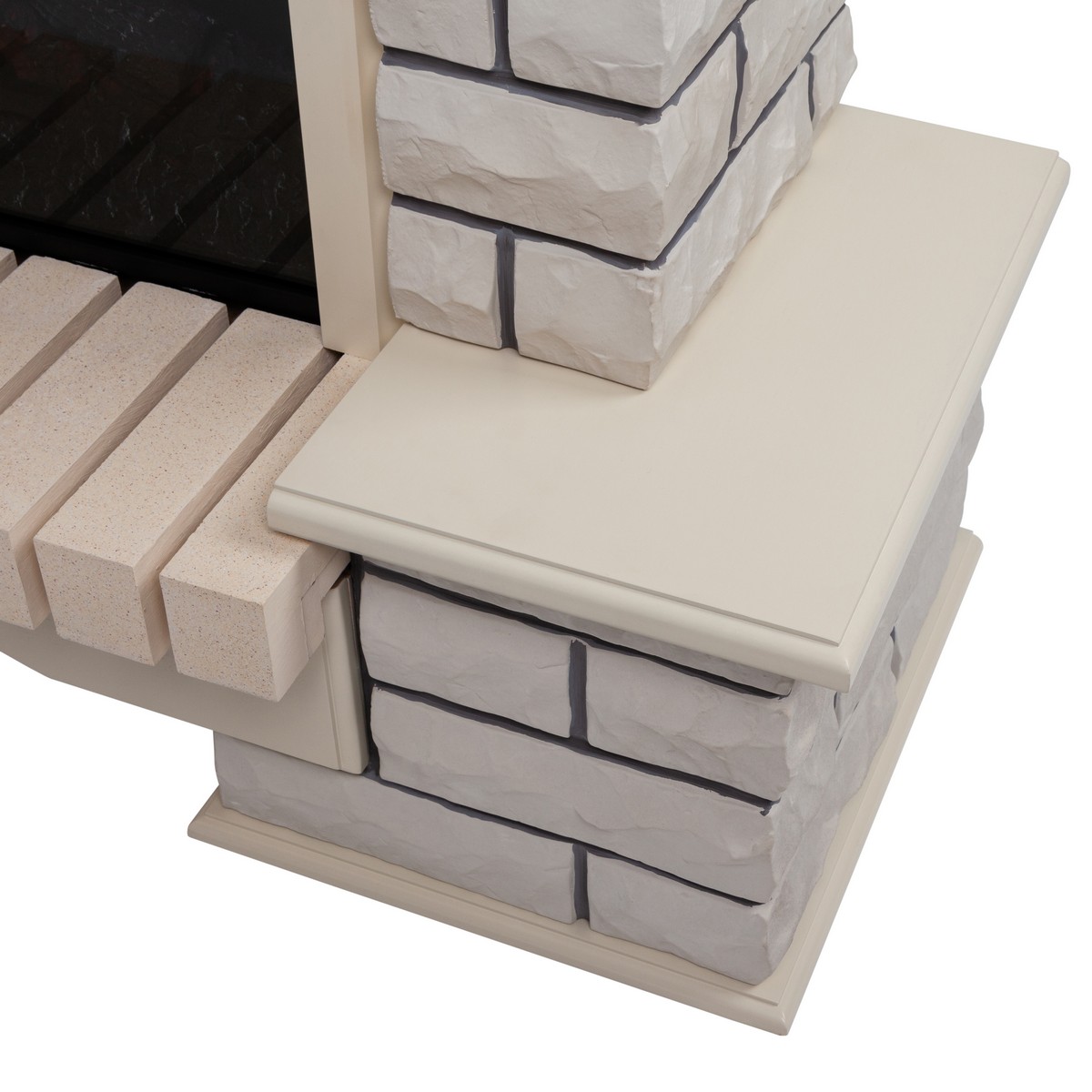 Электрокамин RealFlame  Country 33/33W WT с очагом Epsilon 33