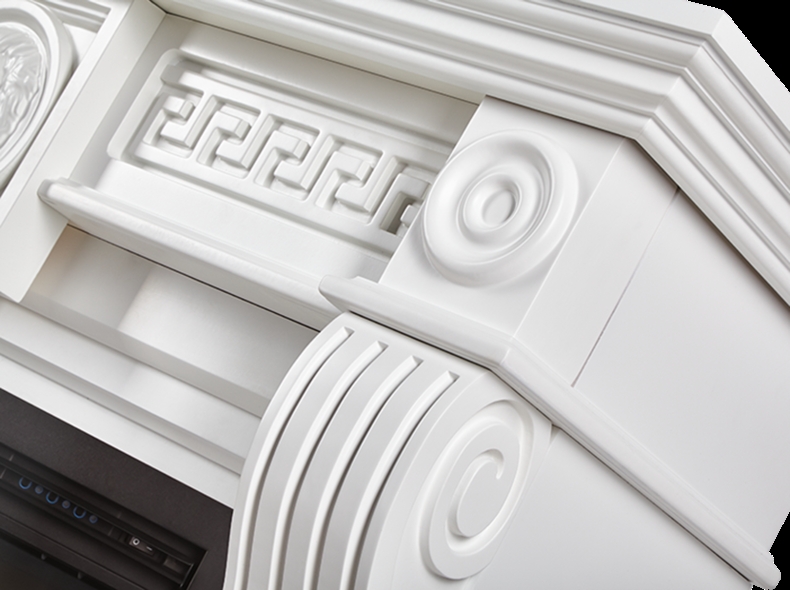 Каминокомплект Electrolux Vittoriano 26/30 с очагом EFP/P-3020LS белый