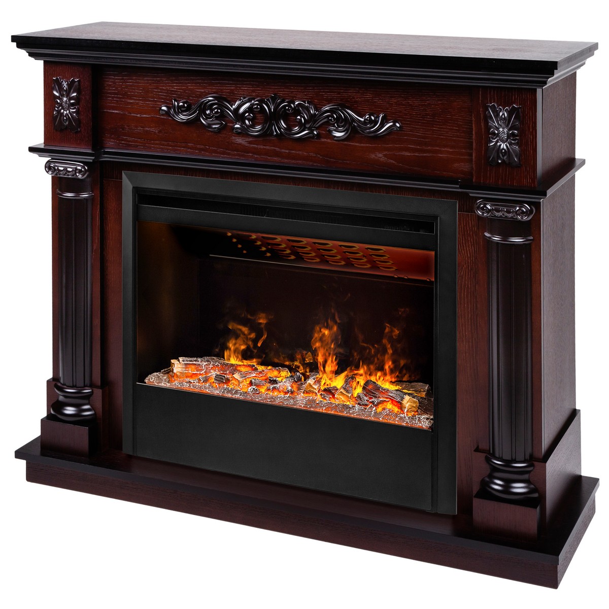 Электрокамин RealFlame  Silvia 26 AO с очагом 3D Helios 26 SBG