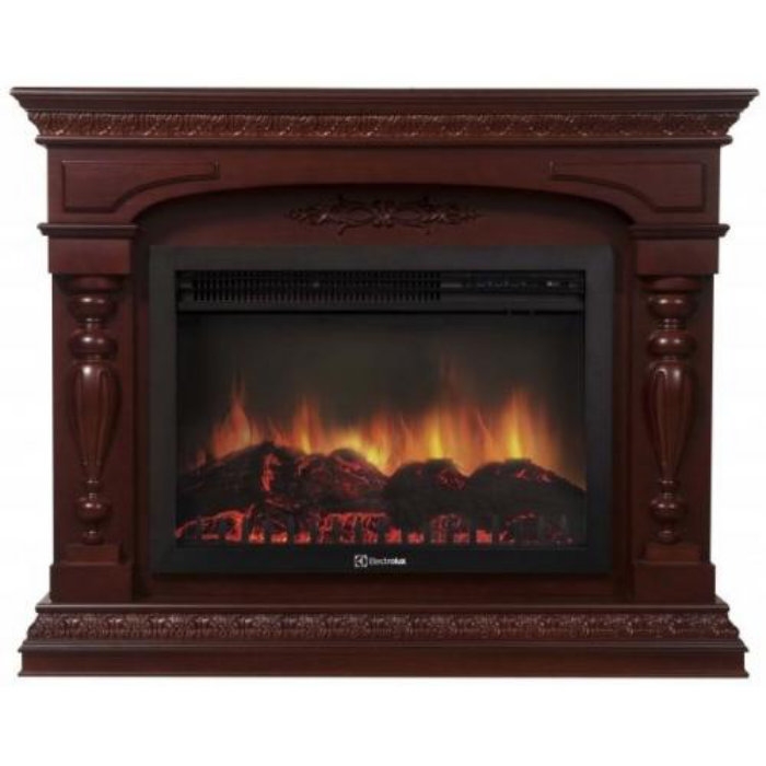 Каминокомплект Electrolux Perfetto R 26/30 с очагом EFP/P-3020LS шпон красное дерево