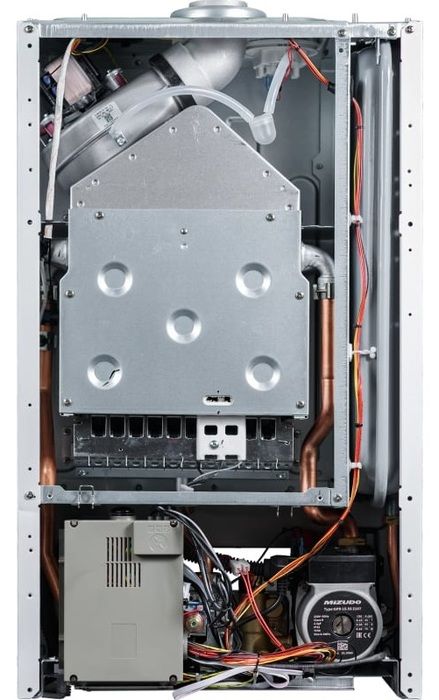 Настенный газовый котел MIZUDO M24Т OpenTherm белая панель управления