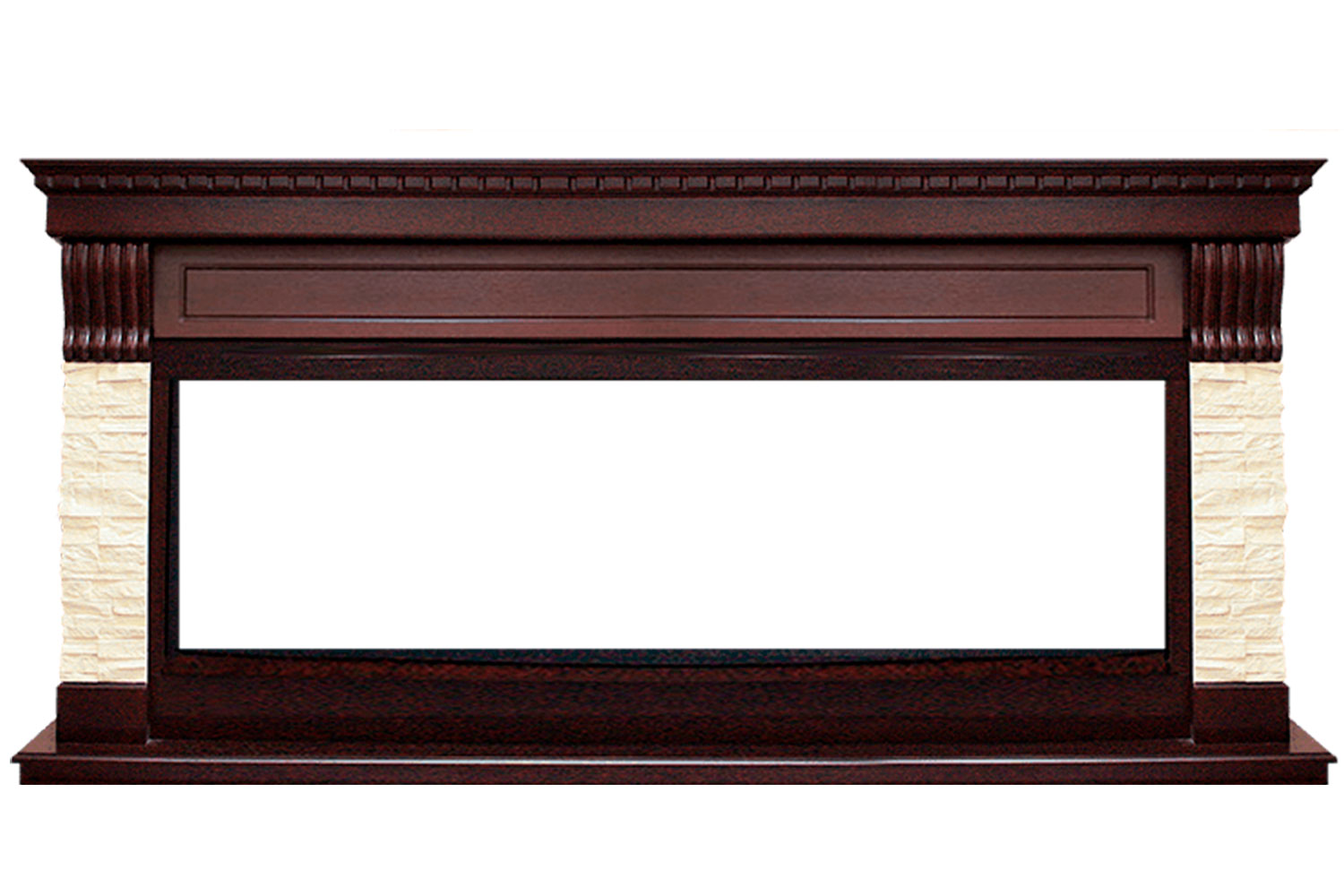 Портал Royal Flame  Denver - Темный дуб / Бежевый