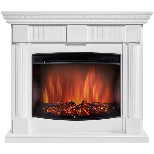 Каминокомплект Electrolux Colonna 30 с очагом EFP/P-3320RLS белый