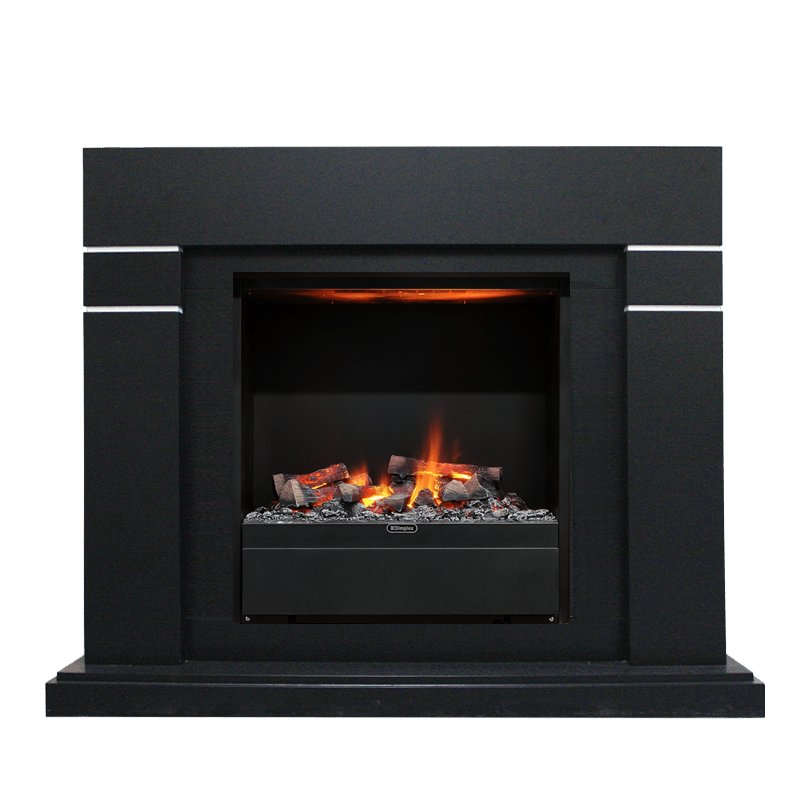 Каминокомплект Dimplex Lindos - Черный с очагом Albany
