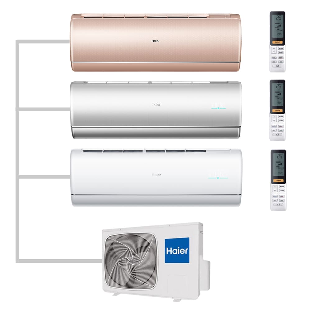 Мульти сплит-система настенная Haier AS35S2SJ2FA-G / AS35S2SJ2FA-S / AS25S2SJ2FA-W / 3U70S2SR5FA Inverter