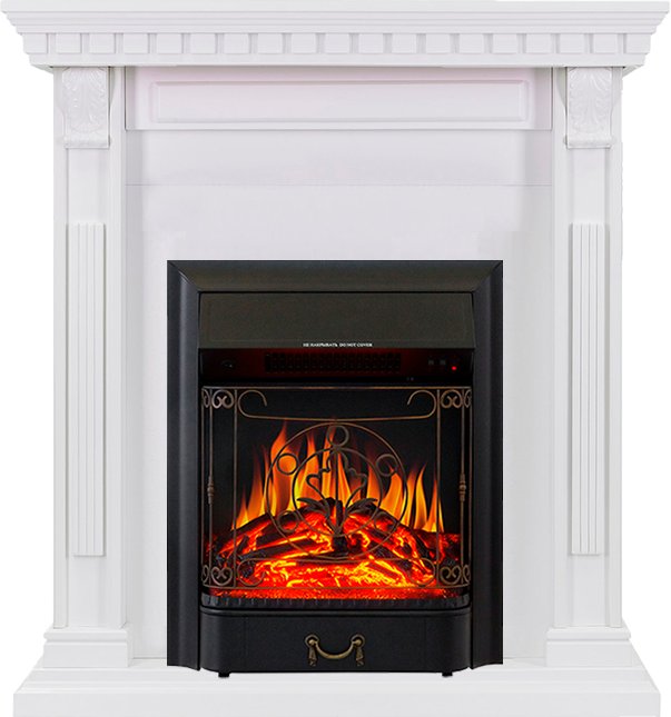 Каминокомплект Royal Flame  Orlean - Белый с очагом Majestic FX Black