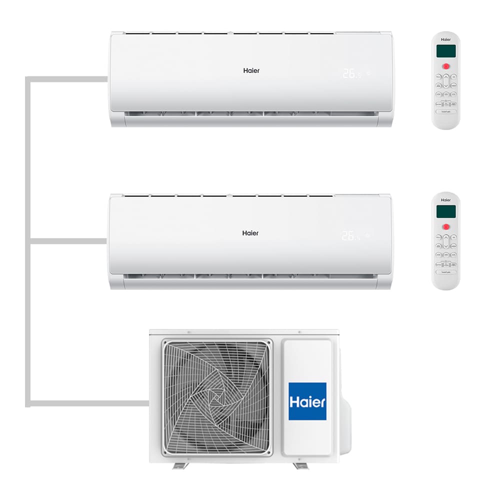 Мульти сплит-система настенная Haier AS09TS6HRA-M / AS09TS6HRA-M / 2U50S2SM1FA-3 Inverter