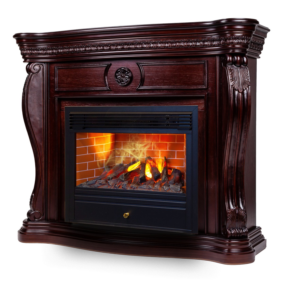 Электрокамин RealFlame  Barcelona 33 AO с очагом 3D Novara